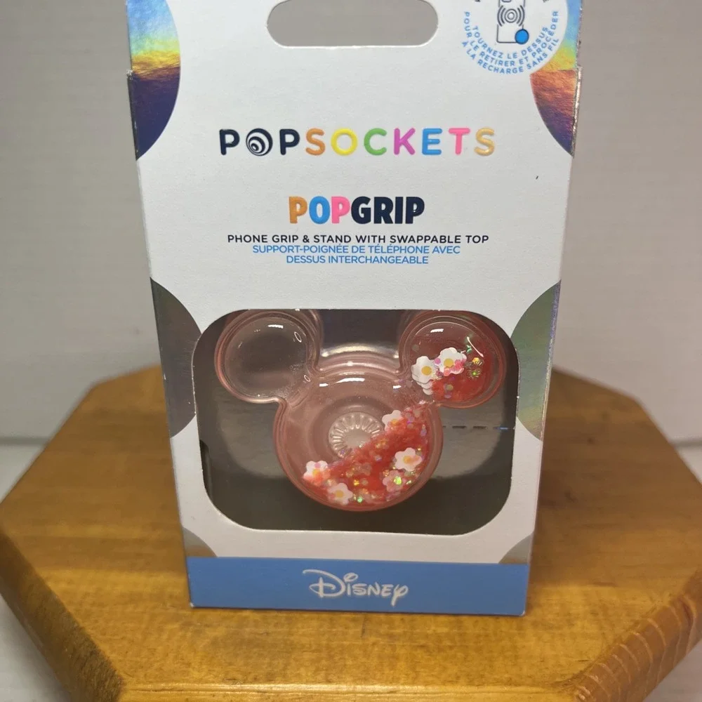 PopSockets PopGrip Cell Phone Grip & Stand - Earidescent Daisy Charm Mickey